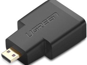20106-20106-_UGreen-Micro-HDMI-Male-to-HDMI-Female-Adapter-1-1.jpg UGREEN Micro HDMI Male to HDMI Female Adapter – Black