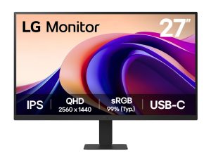27U631A B.AFBQ LG 27 QHD IPS Panel Monitor with USB C 100Hz wr 01a 1 27U631A B.AFBQ LG 27 QHD IPS Panel Monitor with USB C 100Hz wr 01a 1
