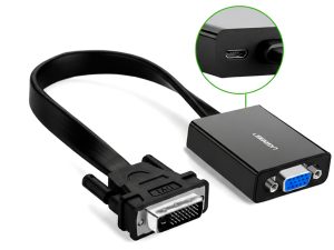 6957303842599_MM108-40259_05-1.jpeg UGREEN DVI-D 24+1 to VGA Active Video Adapter (Male to Female) – Black