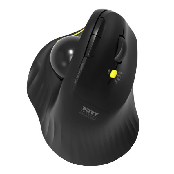900716_Port-Connect-Wireless-Rechargeable-Executive-Bluetooth-Mouse-Black_wr_10-1.jpg Port Connect Bluetooth + Wireless Rechargeable Ergonomic Trackball Mouse
