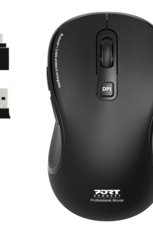 port-connect-essential-bluetooth-wireless-rechargeable-mouse