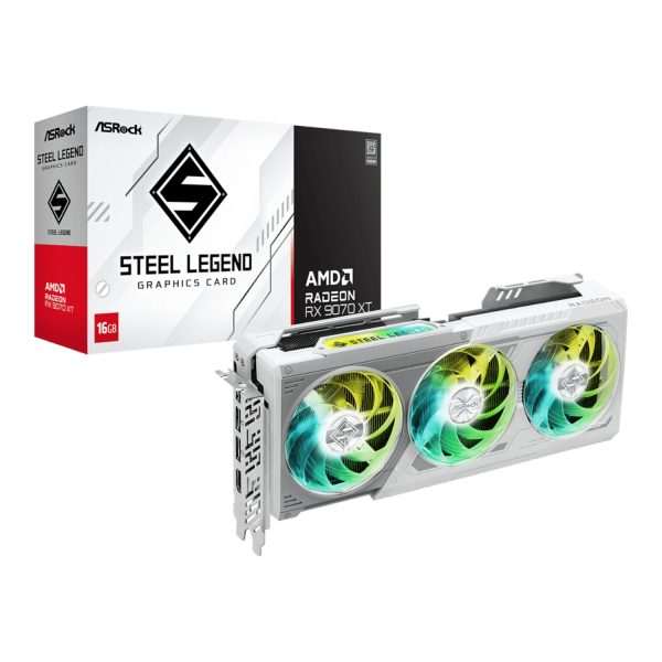 ASRock RX9070XTSTEELLEGEND16G wr 01a 1 ASRock RX9070XTSTEELLEGEND16G wr 01a 1