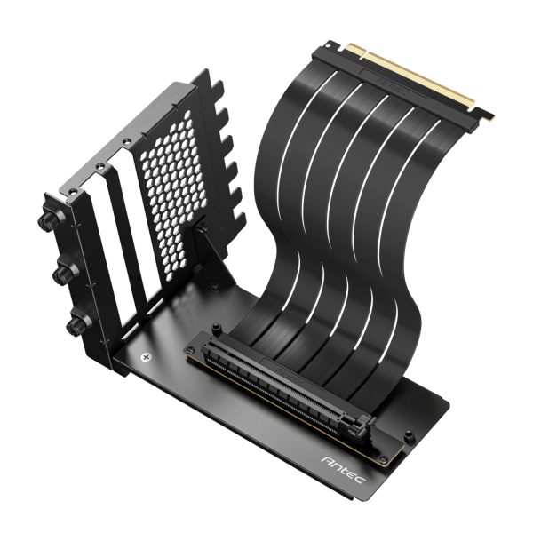 AT RCVB BK200 PCIE4 RTX40 Antec PCI E 4.0 Riser Cable Vertical Bracket Kit Black wr 01 1 AT RCVB BK200 PCIE4 RTX40 Antec PCI E 4.0 Riser Cable Vertical Bracket Kit Black wr 01 1