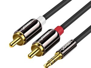 AV116 10749 UGreen UV116 RCA to AUX 3.5mm Audio Cable Black wr 01 1 AV116 10749 UGreen UV116 RCA to AUX 3.5mm Audio Cable Black wr 01 1