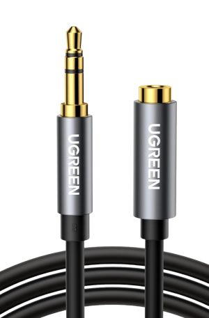 ugreen-av118-3-5mm-aux-extension-cable-2m-male-to-female-black