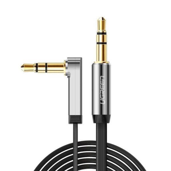 AV119 10599 UGREEN AV119 Right angled 3.5mm Flat Aux Cable 2m wr 01a 1 AV119 10599 UGREEN AV119 Right angled 3.5mm Flat Aux Cable 2m wr 01a 1