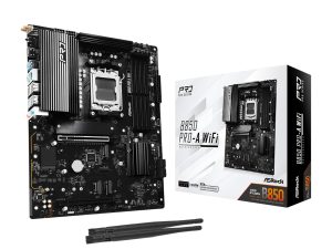 B850 PRO A WIFI ASRock B850 Pro A Wi Fi AM5 ATX Motherboard wr 01a 1