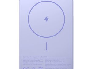 BHR08PNGL Xiaomi Super Slim Magnetic Power Bank 5000 Purple wr 01a