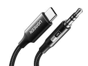 CM450 65102 UGreen USB Type C to 3.5mm AUX Audio Cable 2M Black wr 01 1 CM450 65102 UGreen USB Type C to 3.5mm AUX Audio Cable 2M Black wr 01 1