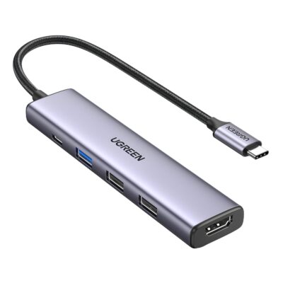 CM478-15495-wr-01-1.jpg UGREEN Revodok 5-in-1 Type-C Hub | 4K HDMI | Type-C | USB3.0 | USB2.0