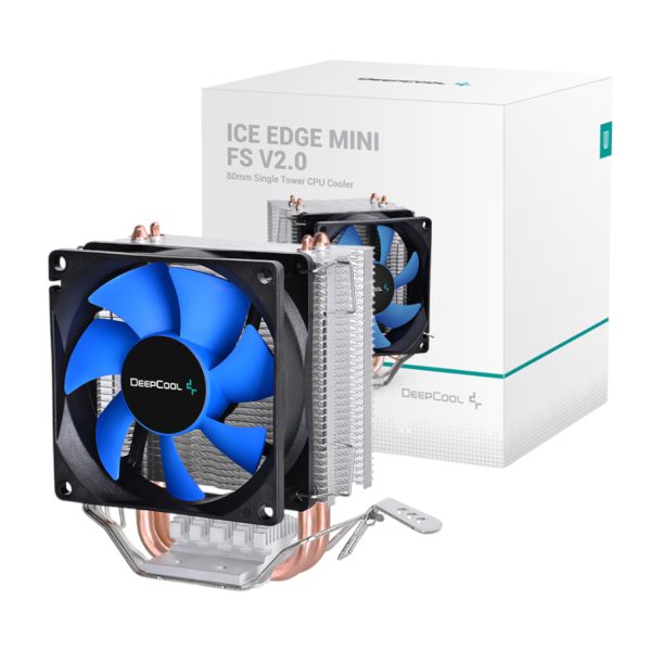 DP MCH2 IEMV2 DeepCool Ice Edge Mini FS V2.0 80mm CPU Air Cooler Blue wr 01 1