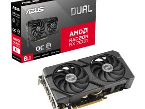 DUAL RX7600 O8G EVO ASUS Dual Radeon RX 7600 EVO OC Edition 8GB GDDR6 Graphics Card wr 01a 1 DUAL RX7600 O8G EVO ASUS Dual Radeon RX 7600 EVO OC Edition 8GB GDDR6 Graphics Card wr 01a 1