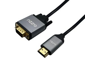 GCPHV18 Gizzu Full HD HDMI to VGA Cable 1.8m Black wr 01a 1