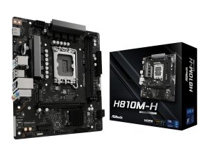 H810M H ASRock H810M H Intel LGA1851 Micro ATX Motherboard Black wr 01a 1
