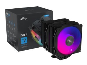 MP7 BA FSP MP7 B ARGB 120mm PWM CPU Air Cooler Black wr 01a 1 MP7 BA FSP MP7 B ARGB 120mm PWM CPU Air Cooler Black wr 01a 1