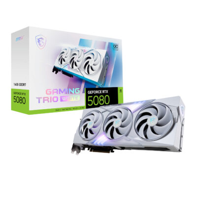 MSI RTX5080GAMINGTRIOOC16GBWH wr 01a 1 MSI RTX5080GAMINGTRIOOC16GBWH wr 01a 1