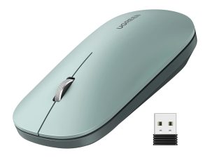 MU001-90374_UGreen-Portable-2.4GHz-Wireless-Mouse-Green_wr_01-1.jpg UGREEN Portable 2.4GHz Wireless Mouse - Green