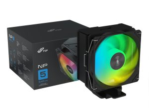 NP5 BA FSP NP5 BA ARGB 120mm PWM CPU Air Cooler Black wr 01a 1 NP5 BA FSP NP5 BA ARGB 120mm PWM CPU Air Cooler Black wr 01a 1