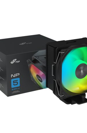 fsp-np5-ba-120mm-pwm-argb-cpu-air-cooler-black