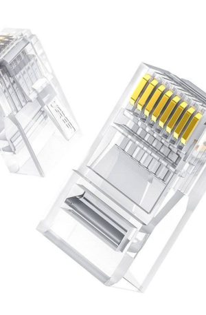 ugreen-cat6-rj45-modular-plugs-transparent-with-gold-contacts-10-pieces