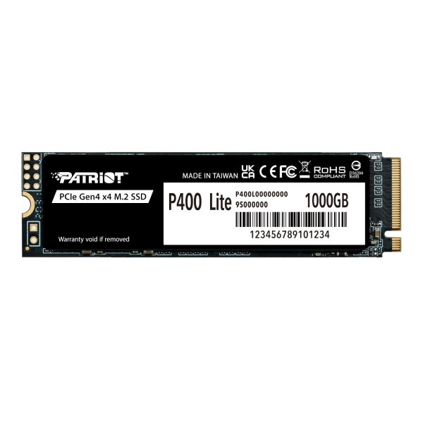 P400LP1KGM28H Patriot P400 Lite 1TB M.2 PCIe Gen 4 x4 NVMe SSD wr 01 1 P400LP1KGM28H Patriot P400 Lite 1TB M.2 PCIe Gen 4 x4 NVMe SSD wr 01 1