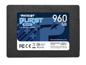 PBE960GS25SSDR Patriot Burst Elite 960GB 2.5 inch SATA III SSD Black wr 01 1 PBE960GS25SSDR Patriot Burst Elite 960GB 2.5 inch SATA III SSD Black wr 01 1