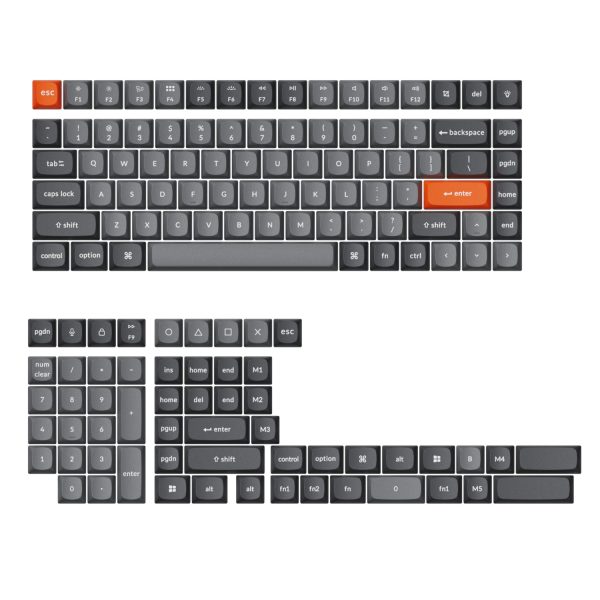 PBT 51 Keychron Double Shot PBT OSA Full Set Keycap Set Grey wr 01a 1 PBT 51 Keychron Double Shot PBT OSA Full Set Keycap Set Grey wr 01a 1