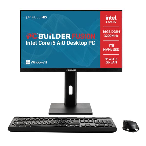 PCB AIO FIB24 I5161000PRO PCBuilder FUSION 24 inch Intel Core i5 14400 Windows 11 Pro AiO Desktop PC wr 01 1 PCB AIO FIB24 I5161000PRO PCBuilder FUSION 24 inch Intel Core i5 14400 Windows 11 Pro AiO Desktop PC wr 01 1