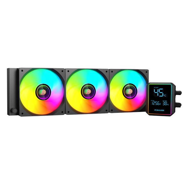 PCB LC BLIZZARD 360 PCBuilder BLIZZARD FREEZE 360mm AIO ARGB Liquid CPU Cooler Black wr 01 1