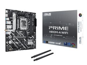 PRIME H810M AWIFI Asus PRIME H810M A WIFI LGA1851 Micro ATX Motherboard Black wr 01 1 PRIME H810M AWIFI Asus PRIME H810M A WIFI LGA1851 Micro ATX Motherboard Black wr 01 1