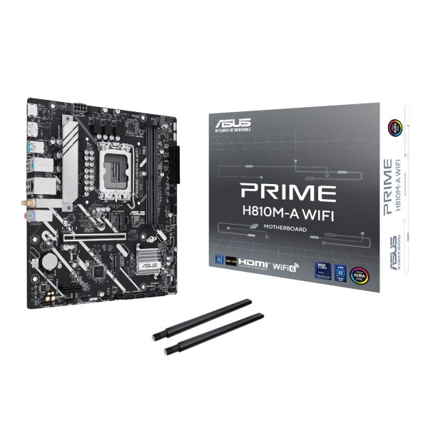PRIME H810M AWIFI Asus PRIME H810M A WIFI LGA1851 Micro ATX Motherboard Black wr 01 1