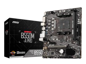 PROB550M APRO MSI B550M A Pro AM4 M ATX Motherboard Black wr 01a 1 PROB550M APRO MSI B550M A Pro AM4 M ATX Motherboard Black wr 01a 1