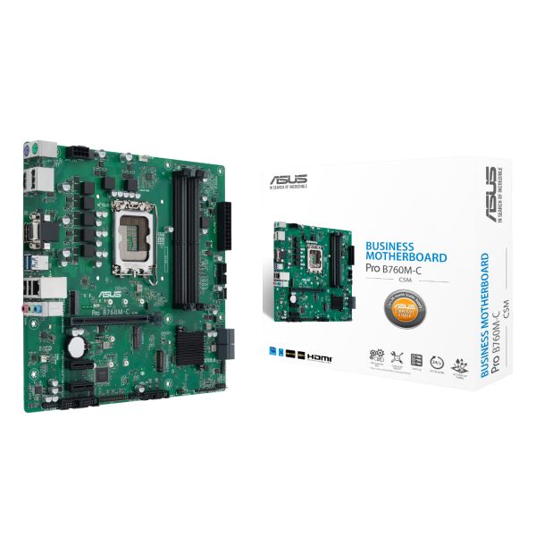 PROB760M C CSM ASUS PRO B760M C CSM LGA 1700 M ATX Motherboard wr 01a 1 PROB760M C CSM ASUS PRO B760M C CSM LGA 1700 M ATX Motherboard wr 01a 1