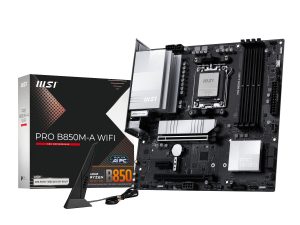 PROB850M AWIFI MSI PRO B850M A WIFI AM5 DDR5 M ATX Motherboard wr 01a 1 PROB850M AWIFI MSI PRO B850M A WIFI AM5 DDR5 M ATX Motherboard wr 01a 1