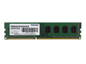 PSD34G160081 Patriot Signature Line 4GB 1600MHz DDR3 Single Rank Desktop Memory wr 01 1 PSD34G160081 Patriot Signature Line 4GB 1600MHz DDR3 Single Rank Desktop Memory wr 01 1