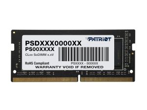 PSD416G320081S Patriot Signature Line 16GB 3200MHz DDR4 Single Rank SODIMM Notebook Memory wr 01 1 PSD416G320081S Patriot Signature Line 16GB 3200MHz DDR4 Single Rank SODIMM Notebook Memory wr 01 1