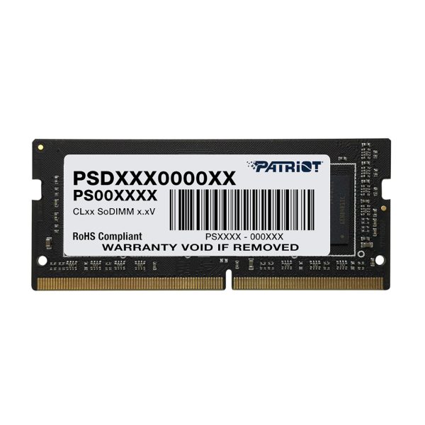 PSD416G320081S Patriot Signature Line 16GB 3200MHz DDR4 Single Rank SODIMM Notebook Memory wr 01 1