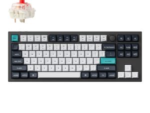 Q3M M1 Keychron Q3 Max 80 Full Assembled Knob Hot Swappable Gateron RGB Wireless Keyboard Jupiter Red Switches Black wr 01 1 Q3M M1 Keychron Q3 Max 80 Full Assembled Knob Hot Swappable Gateron RGB Wireless Keyboard Jupiter Red Switches Black wr 01 1