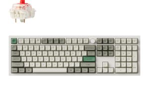Q6M P1 Keychron Q6 Max QMK VIA Wireless Custom Mechanical Keyboard KSA Gateron Red Jupiter Switches Shell White wr 01 1 Q6M P1 Keychron Q6 Max QMK VIA Wireless Custom Mechanical Keyboard KSA Gateron Red Jupiter Switches Shell White wr 01 1