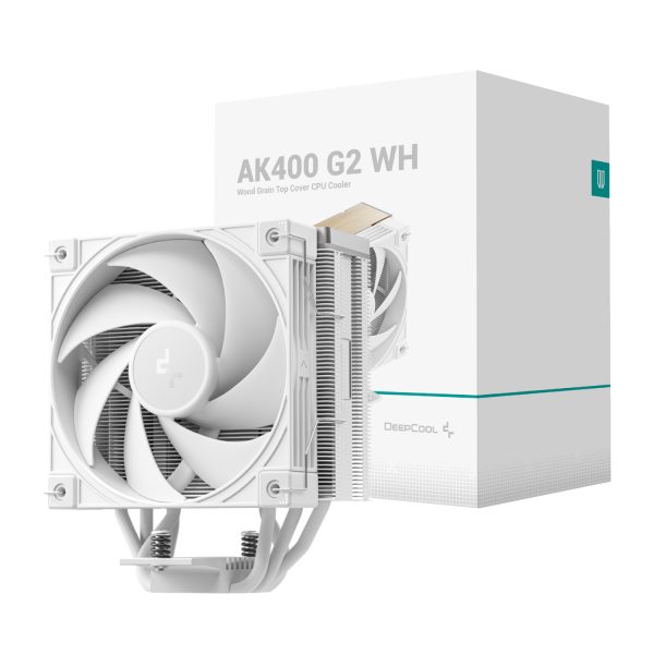 R AK400G2 WHNNMN GJD DeepCool AK400 G2 120mm CPU Air Cooler White wr 01 1