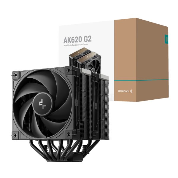 R AK620G2 BKNNMN GJD DeepCool AK620 G2 120mm CPU Air Cooler Black wr 01 1 R AK620G2 BKNNMN GJD DeepCool AK620 G2 120mm CPU Air Cooler Black wr 01 1