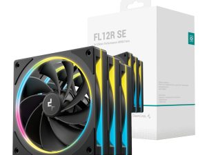 R FL12RSE BKAPN3 G DeepCool FL12R SE 3 in 1 ARGB Fan Pack Black wr 01a 1 R FL12RSE BKAPN3 G DeepCool FL12R SE 3 in 1 ARGB Fan Pack Black wr 01a 1