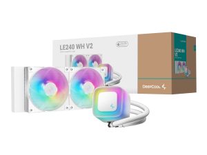 R LE240 WHAMMN G 2 DeepCool LE240 V2 240mm ARGB AIO CPU Liquid Cooler White wr 01 1 R LE240 WHAMMN G 2 DeepCool LE240 V2 240mm ARGB AIO CPU Liquid Cooler White wr 01 1