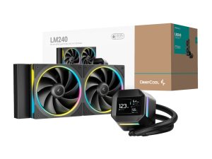 R LM240 BKDMMC 1 DeepCool LM240 ARGB 240mm AiO Liquid Cooler Black wr 01a 1 R LM240 BKDMMC 1 DeepCool LM240 ARGB 240mm AiO Liquid Cooler Black wr 01a 1