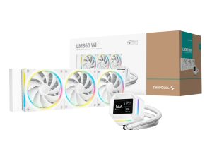 R LM360 WHDMMC 1 DeepCool LM360 ARGB 360mm AIO CPU Liquid Cooler White wr 01 1 R LM360 WHDMMC 1 DeepCool LM360 ARGB 360mm AIO CPU Liquid Cooler White wr 01 1