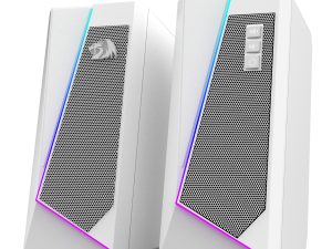 RD GS520W Redragon GS20W ANVIL 3W 2.0 RGB Stereo Desktop PC Speakers White wr 03a 1 RD GS520W Redragon GS20W ANVIL 3W 2.0 RGB Stereo Desktop PC Speakers White wr 03a 1