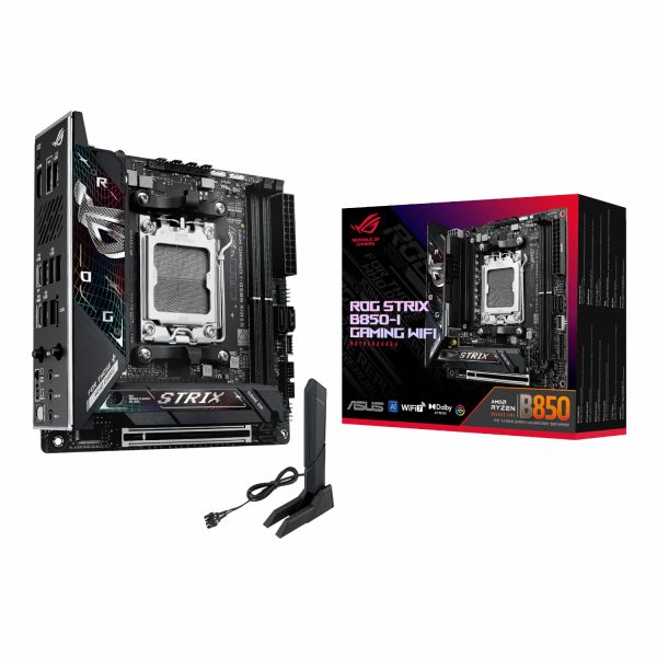 ROG STRIX B850 I GAMING Asus ROG Strix B850 I Gaming WiFi AM5 Mini ITX Gaming Motherboard wr 01a 1