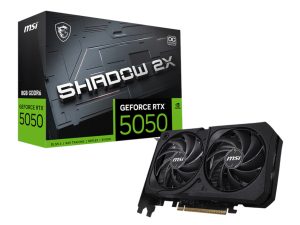 RTX5050SHADOW2XOC8G MSI Nvidia GeForce RTX 5050 Shadow 2X OC 8GB Graphics Card wr 01a 1 RTX5050SHADOW2XOC8G MSI Nvidia GeForce RTX 5050 Shadow 2X OC 8GB Graphics Card wr 01a 1