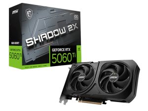 RTX5060TISHADOW2XOCPLU MSI GeForce RTX 5060 Ti SHADOW 2X OC PLUS 128 bit GDDR7 8GB Graphics Card wr 01a RTX5060TISHADOW2XOCPLU MSI GeForce RTX 5060 Ti SHADOW 2X OC PLUS 128 bit GDDR7 8GB Graphics Card wr 01a