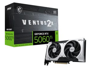 RTX5060TIVENTUS2XOCPLU MSI GeForce RTX 5060 Ti VENTUS 2X OC PLUS 8GB GDDR7 Graphics Card wr 01a 1 RTX5060TIVENTUS2XOCPLU MSI GeForce RTX 5060 Ti VENTUS 2X OC PLUS 8GB GDDR7 Graphics Card wr 01a 1